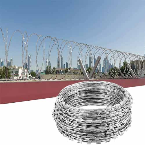 Good Price Concertina Galvanized Razor Barbed Wire Length