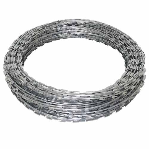 Anping High Quality Razor Barbed Wire Double Concertina Razor Wire Factory