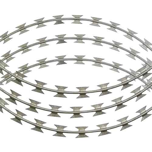 Razor Tape Concertina Wire for Stainless Steel or Galvanized Bto-22