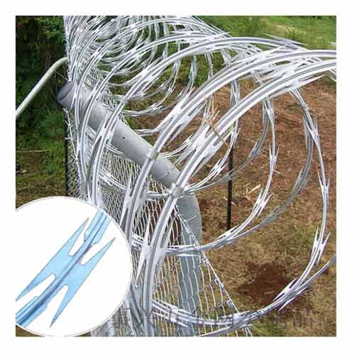 Quick-Deploy Concertina Wire - Security Barrier